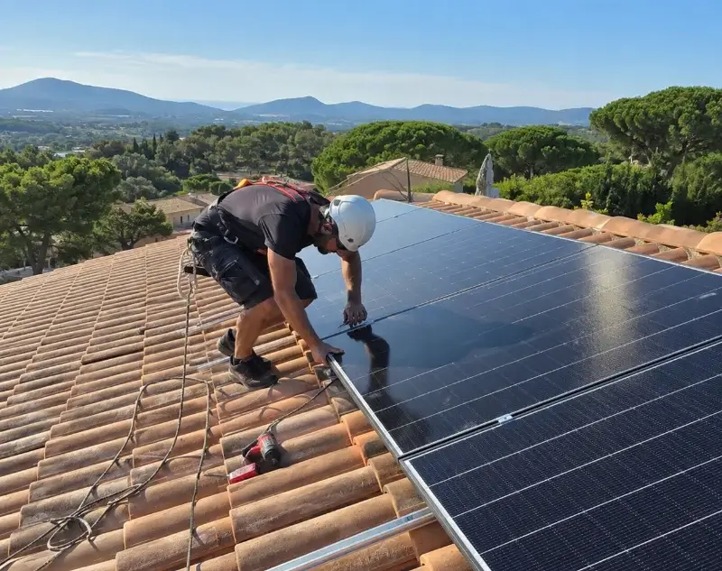 Installateur panneaux solaires Villeneuve-sur-Vère — pose photovoltaïque sur toiture